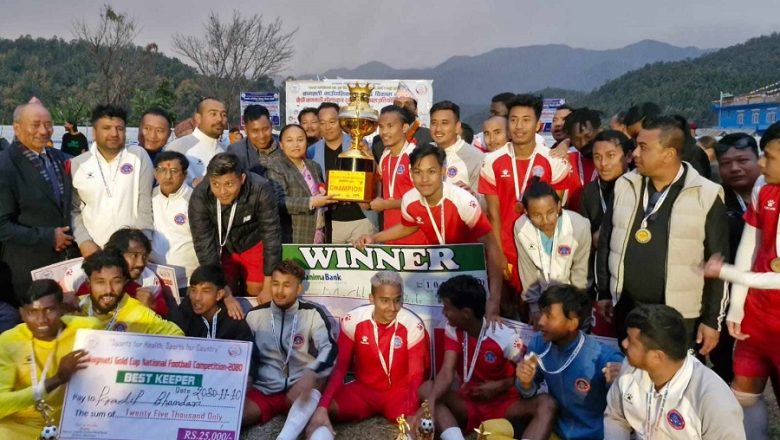 एपीएफलाई हराउँदै मछिन्द्रले जित्यो बागमती गोल्डकपको उपाधी