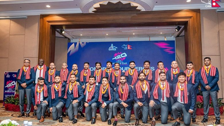 नेपाली क्रिकेट टिम टी-२० विश्वकप क्रिकेट खेल्न आइतबार अमेरिका प्रस्थान गर्दै