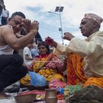 जनै एवं रक्षाबन्धन धारण गरेर जनैपूर्णिमा पर्व मनाइँदै