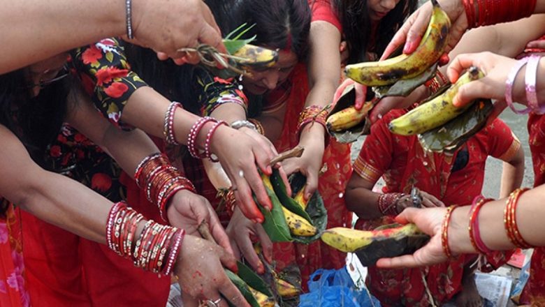 सनातन धर्मावलम्बी महिलाहरु ऋषिपञ्चमी पर्व मनाउँदै