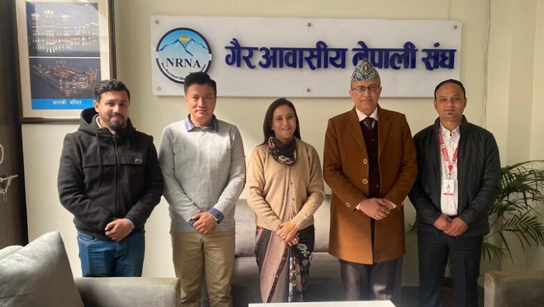 एनआरएनए र टोयोटा नेपालका प्रतिनिधिहरूबीच सम्भावित सहकार्यका लागि बैठक सम्पन्न