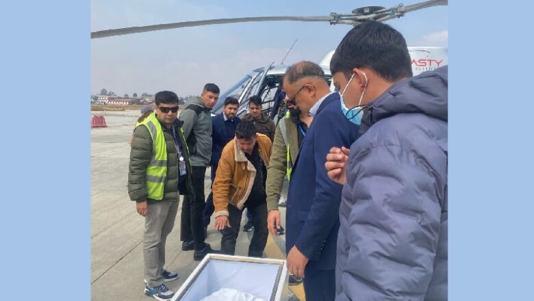 कतारमा सवारी दुर्घटनामा मृत्यु भएका एनआरएनएका अभियन्ता आचार्यको शव गुल्मी पुर्याइयो