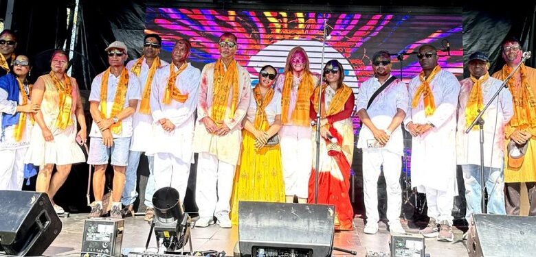 अस्ट्रेलियाको ग्रानभिल पार्कमा नेपालीहरुले मनाए होली