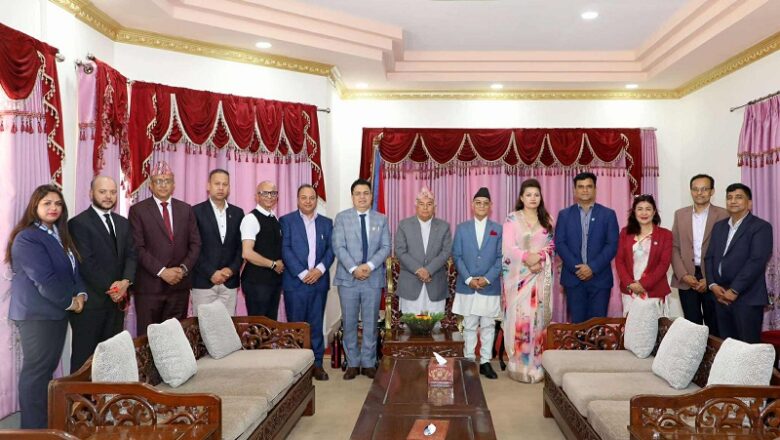 एनआरएनएका अग्रहजहरुले समस्याको निकास निकालि विधिपूर्वक प्रक्रियामा लैजानुपर्छः राष्ट्रपति पौडेल