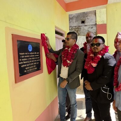 एनआरएनए अस्ट्रेलियाको सहयोगमा निर्मित विद्यालय भवन हस्तान्तरण