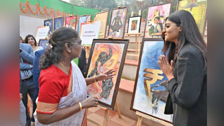 भारतीय राष्ट्रपति भवनमा नेपाली चित्रकारको कला प्रदर्शनी