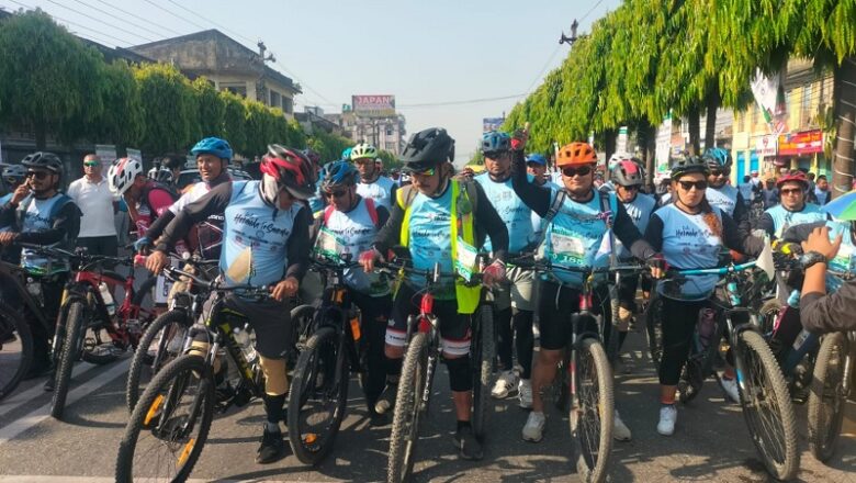 पर्यटन प्रवर्द्धन गर्न हेटौंडा देखि सौराहासम्म पाँच सय जनाको साइकल यात्रा