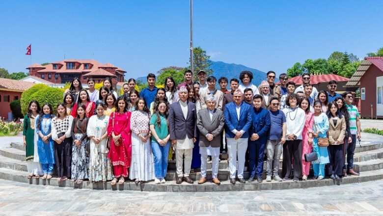 ‘मेरो भ्वाइस युनिभर्स’ र ‘मेरो डान्स युनिभर्स’का प्रतिस्पर्धीहरुलाई राष्ट्रपतिद्वारा स्वागत