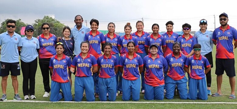 नेपाल पहिलो पटक आइसिसी महिला टी-२० विश्वकपको ग्लोबल छनोटमा