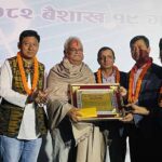 जनप्रिय गायक जीवन शर्मालाई हेटौँडामा नगदसहित सम्मान