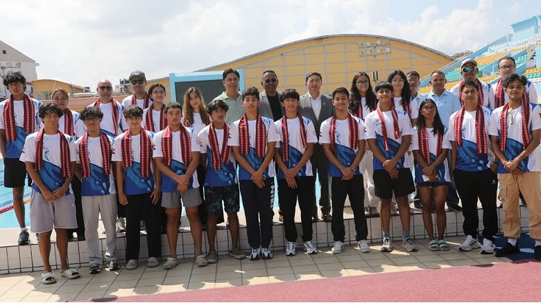 भारतको अहमदाबादमा हुने एशियाली पौडी प्रतियोगितामा २३ खेलाडी सहभागी हुने