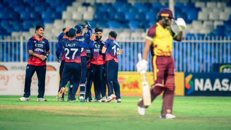 वेस्ट इन्डिज बिरुद्ध दुई खेल जितेको नेपाल अन्तिम खेलमा पराजीत