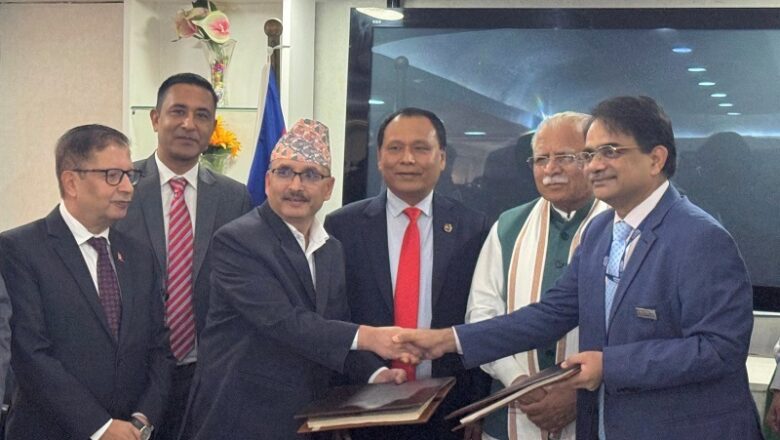 इनरुवा-पूर्णिया र लम्की-बरेली अन्तरदेशीय प्रसारण लाइन निर्माण गर्ने सम्झौतामा हस्ताक्षर