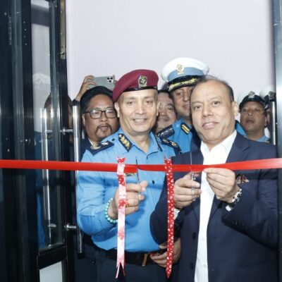 एनआरएनएद्वारा ७५ लाख ४४ हजारमा निर्मित अत्याधुनिक ट्राफिक कन्ट्रोल रुम हस्तान्तरण