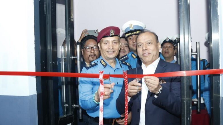 एनआरएनएद्वारा ७५ लाख ४४ हजारमा निर्मित अत्याधुनिक ट्राफिक कन्ट्रोल रुम हस्तान्तरण