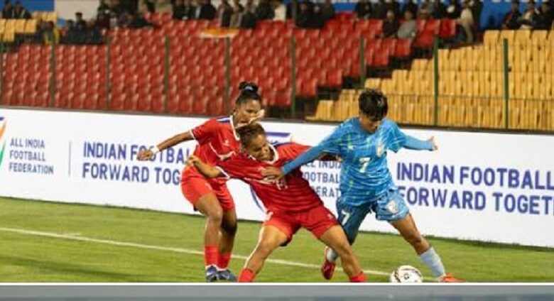 महिला फुटबलमा नेपालले भारतलाई हरायो