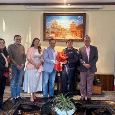 प्रहरी महानिरीक्षक दानबहादुर कार्कीलाई एनआरएनएले दियो बधाइ