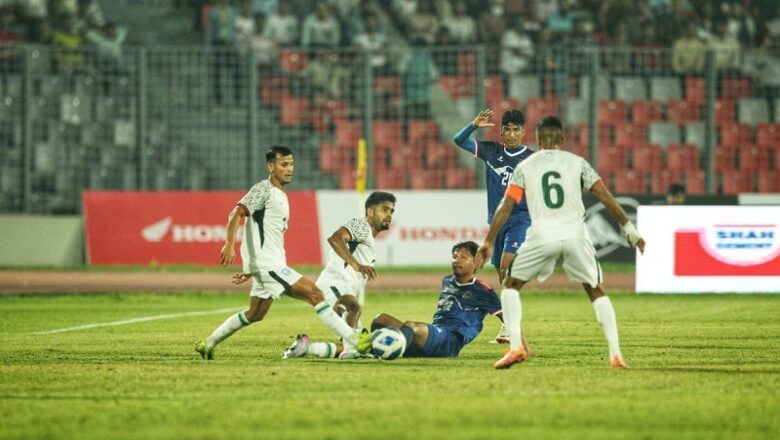 अन्तर्राष्ट्रिय मैत्रीपूर्ण फुटबलमा नेपाल बंगलादेशसँग २-२ को बराबरीमा