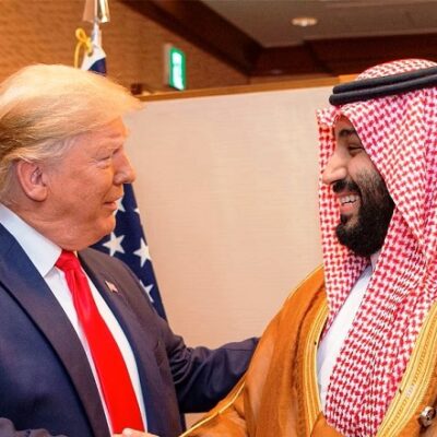 अमेरिकी राष्ट्रपति ट्रम्पद्वारा साउदीको राजकुमारको सम्मानमा ह्वाइट हाउसमा भव्य रात्रिभोज