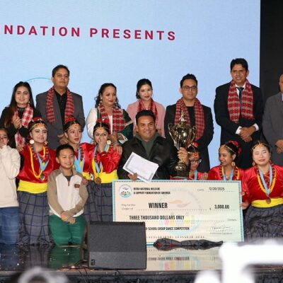 अमेरिकामा भएको नेपाली गायन र नृत्य प्रतियोगितामा आर्या र खुसी विजयी