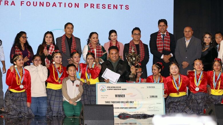 अमेरिकामा भएको नेपाली गायन र नृत्य प्रतियोगितामा आर्या र खुसी विजयी