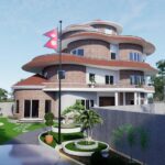 भक्तपुरको गुण्डुमा ओली कुटी बन्दै, राधिका शाक्यद्वारा शिलान्यास