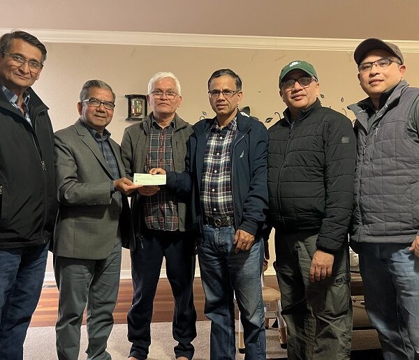 नेपाली साँस्कृतिक केन्द्र (नेपाली घर) लाई मैनाली परिवारबाट ३१ हजार १ सय डलर आर्थिक सहयोग