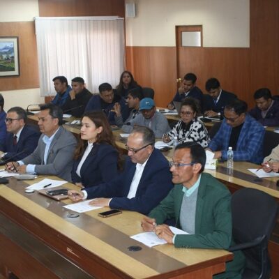 एनआरएनएको १२औँ सम्मेलन फागुन ३० मा, परराष्ट्र मन्त्रालयमा गरियो संयुक्त पत्रकार सम्मेलन