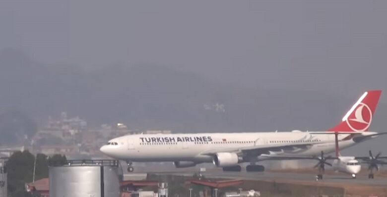 आगलागीको संकेत देखिएको टर्कीस एयरलाइन्सको जहाज भारतको कोलकातामा सुरक्षित अवतरण