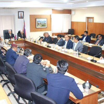 एनआरएनएको १२औं महाधिवेशनको तयारीबारे परराष्ट्र मन्त्रालयमा उच्चस्तरीय बैठक