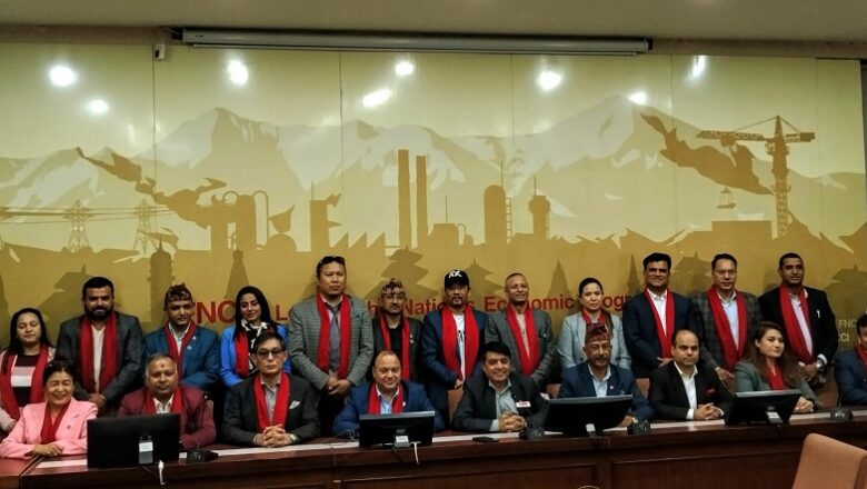एनआरएनएको नवनिर्वाचित कार्यसमितिलाई महासंघमा स्वागत