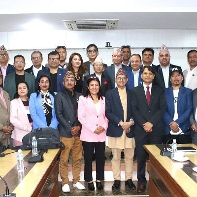 एनआरएनए नेतृत्वद्वारा परराष्ट्र मन्त्रालयमा शिष्टाचार भेट