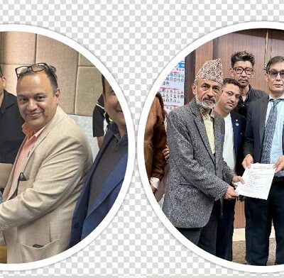 एनआरएनएको अध्यक्षमा हेमराज शर्मा र रोविन शेरचनको उम्मेदवारी दर्ता