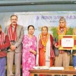 वरिष्ठ गीतकार किरण खरेललाई ‘परशु-कल्पना स्रष्टा सम्मान’ समर्पण