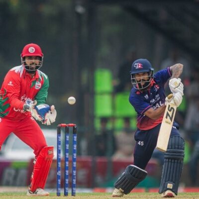 नेपाल ओमानसँग पराजित १०२ रनले पराजीत