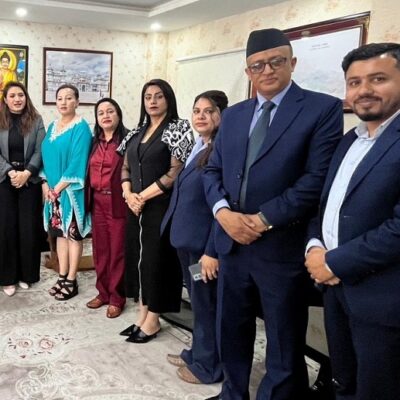 NRNA को प्रतिनिधि मण्डलद्वारा महिला, बालबालिका तथा ज्येष्ठ नागरिक मन्त्री सीता बादीसँग भेटघाट