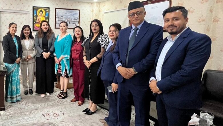 NRNA को प्रतिनिधि मण्डलद्वारा महिला, बालबालिका तथा ज्येष्ठ नागरिक मन्त्री सीता बादीसँग भेटघाट