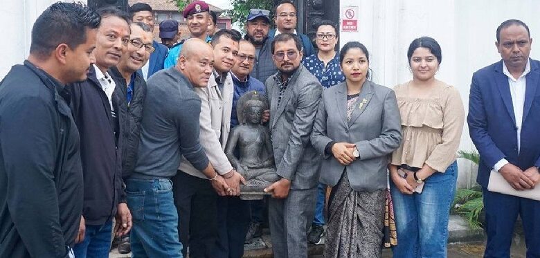 अमेरिका पुर्‍याइएको बुद्ध मूर्ति बज्रधातु विहारमा पुनःस्थापना