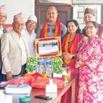 लोकगायक रामप्रसाद खनाल सम्मानित