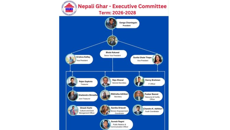 नेपाली घर कोलोराडोको निर्वाचन सम्पन्न, चौलागाईंको नेतृत्वमा नयाँ कार्यसमिति निर्वाचित