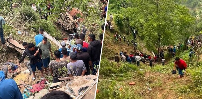 काभ्रेको बुचाकोटमा भएको बस दुर्घटनामा ८ जनाको मृत्यु, १६ घाइतेको उपचार हुँदै