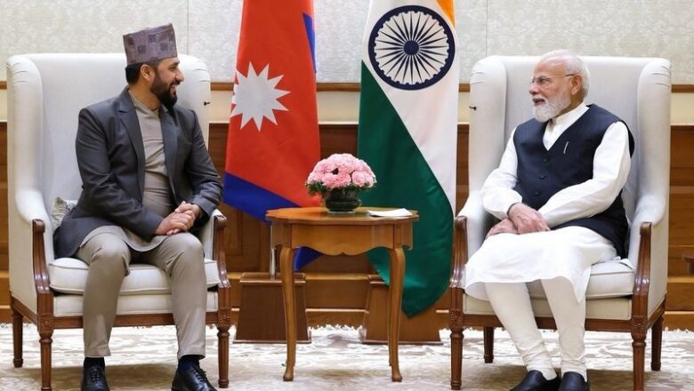 रास्वपा सभापति लामिछाने र भारतीय प्रधानमन्त्री मोदीबीच भेटवार्ता