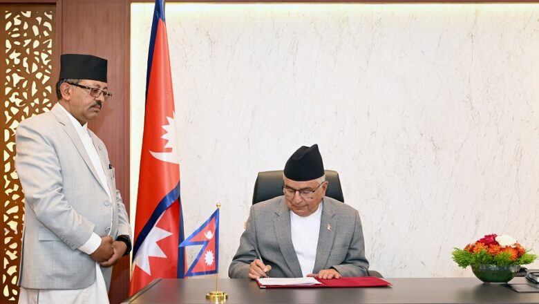 राष्ट्रपतिद्वारा दुई विधेयक प्रमाणीकरण