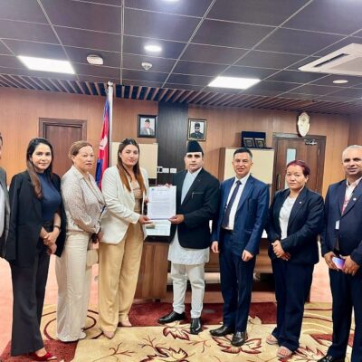एनआरएनए टिमको महान्यायाधिवक्तासँग शिष्टाचार भेट तथा छलफल