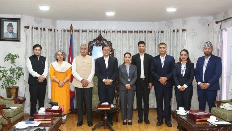 सभामुख अर्यालसँग भारतका राजदूत श्रीवास्तवको शिष्टाचार भेट