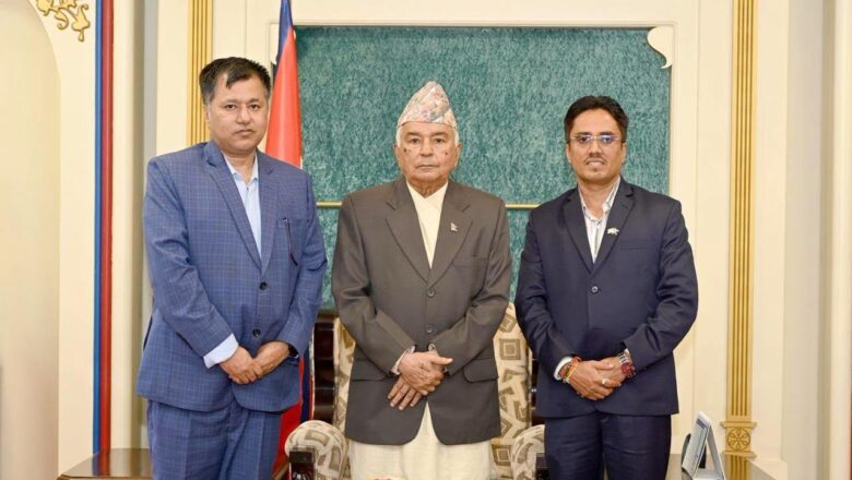 राष्ट्रपतिसमक्ष एनआरएनएको शिष्टाचार भेट, विश्व ज्ञान सम्मेलनको अवधारणापत्र प्रस्तुत