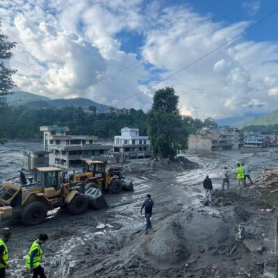 बाढीग्रस्त क्षेत्रको भ्रमणपछि एनआरएनए आईसीसी अध्यक्ष शर्माको बयान