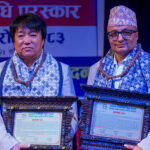 साहित्यकार भवानी अधिकारी र वरिष्ठ चलचित्र निर्देशक नवीन सुब्बा पुरस्कृत
