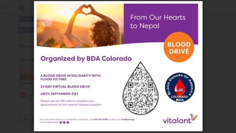 बाढीपीडितका लागि BDA Colorado को भर्चुअल रक्तदान अभियान, कसरी सहभागी हुने ?