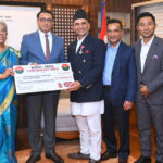 बेलायतमा व्यवसाय गर्दै आएका सुजन कटुवालद्वारा एक करोड पाँच लाख हस्तान्तरण